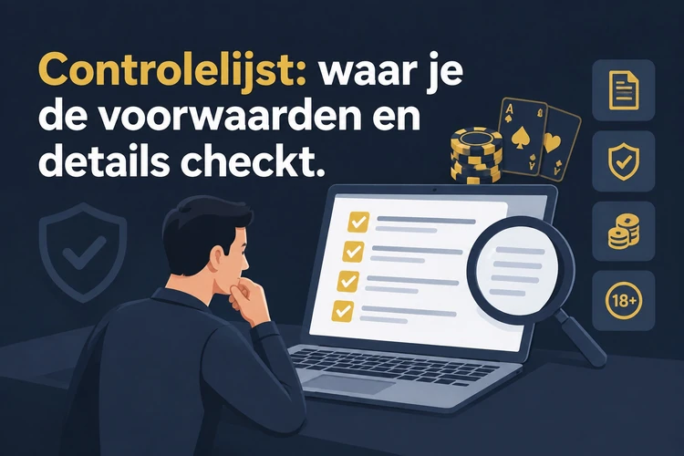 Controlelijst: waar je de voorwaarden en details checkt